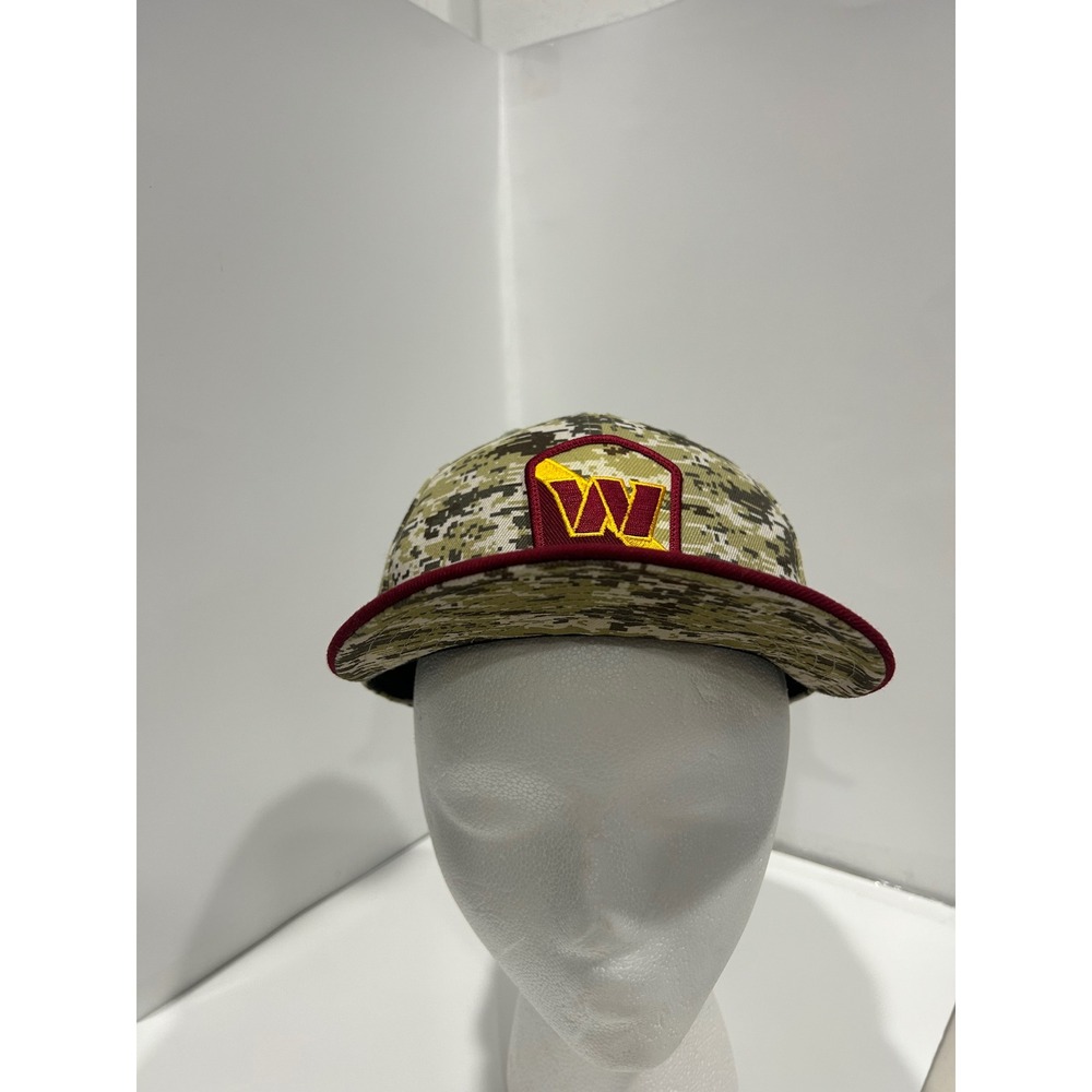 Washington Commanders New Era NFL 9Fifty Camo Hat Adjustable Snapback